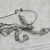 Ben Baker Wire Drawing On Canvas • Octopus