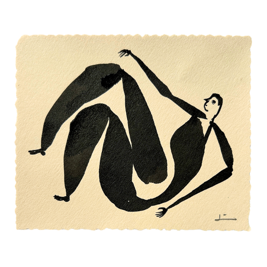 James Heslip Original Mini Ink Drawing On Paper #2