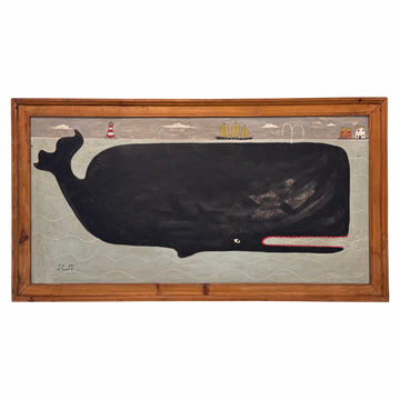 Steve Camps Original Framed Whale Painting