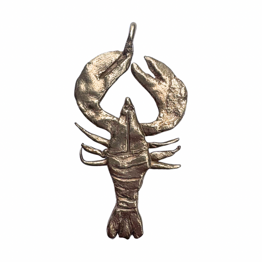 Tabby Booth X Rare Bear Jewellery • Brass Lobster Pendant
