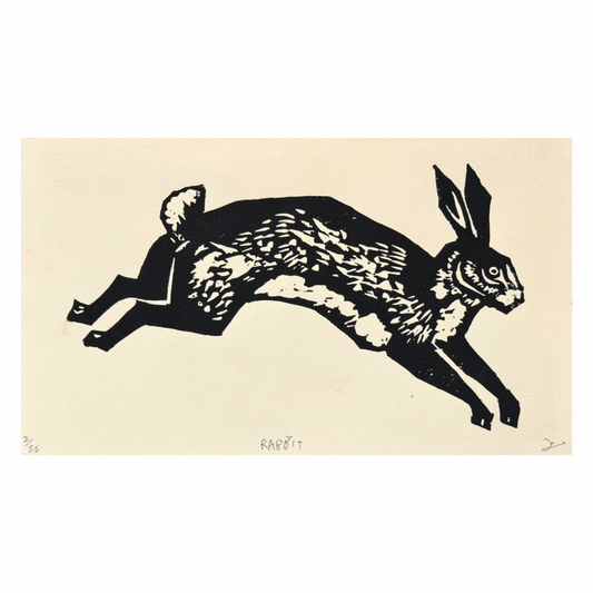 James Heslip Limited Edition Woodblock Handprint