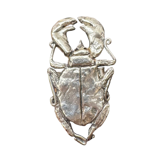 Tabby Booth X Rare Bear Jewellery • Sterling Silver Beetle Ring