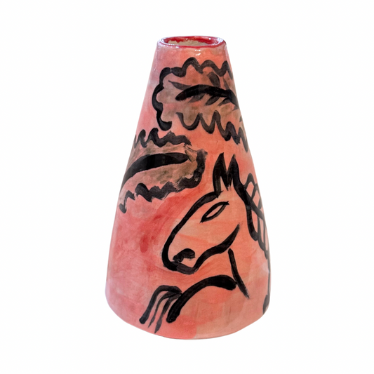 Morgana Burke x Eve Diveney-Clegg Original Ceramic Cone Vase