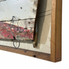 Ben Baker 'Blue Shark' Mixed Automata on Canvas