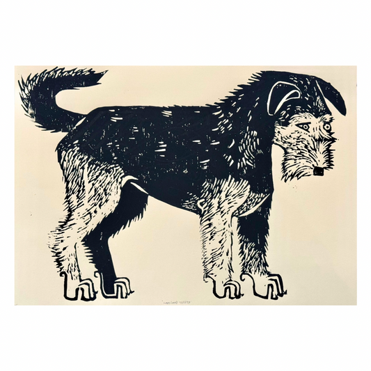 James Heslip Original Woodblock Handprint