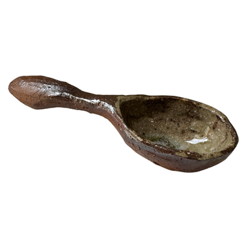 Amelia K Fulton Original Wood-fired Ceramic Carved Spoon