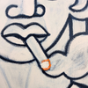 Vaughan Baker Original Painting on Canvas • The Old Habit