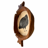 Tabby Booth Original Painting 'BARN OWL’ In Antique Wood Frame
