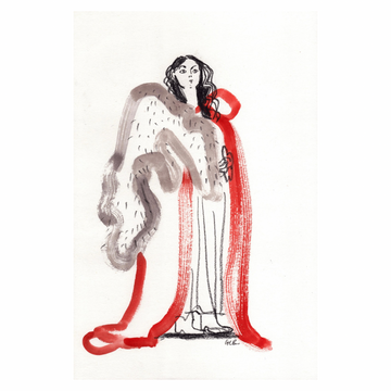 Georgie Bennett Original Life Drawing On Paper