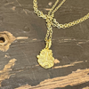 Natasha Ratcliffe Hand Crafted Solid 18ct Gold ‘Shocked Face’ Pendant