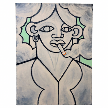 Vaughan Baker Original Painting on Canvas • The Old Habit