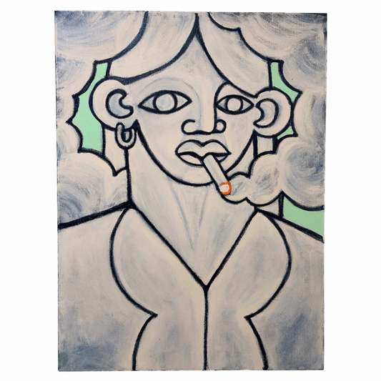 Vaughan Baker Original Painting on Canvas • The Old Habit