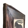 Tabby Booth Original Painting 'HARE’ In Antique Wood Frame
