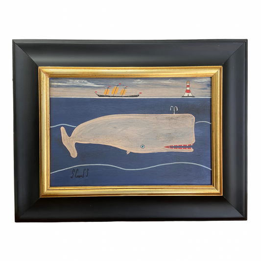 Steve Camps Original Framed Whale Painting