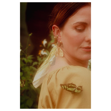 Tabby Booth X Rare Bear Jewellery • 24-Carat Gold Moth Earrings
