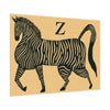 Tabby Booth Fine Art Print • Z for Zebra