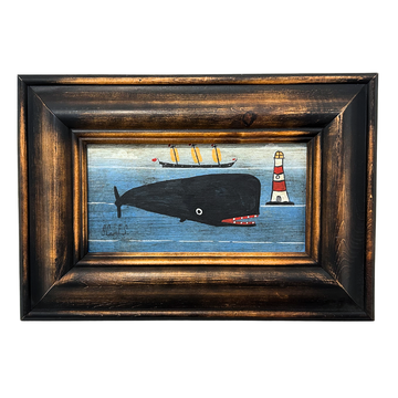 Steve Camps Original Framed Whale Painting