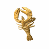 Tabby Booth X Rare Bear Jewellery • 24-Carat Gold Plated Lobster Ring