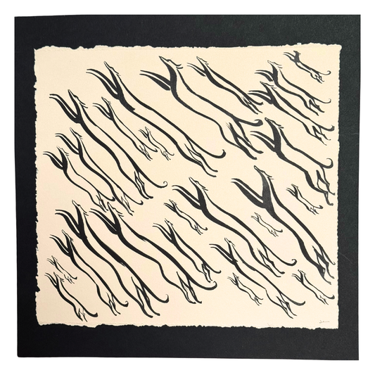 James Heslip Original Ink Drawing On Paper