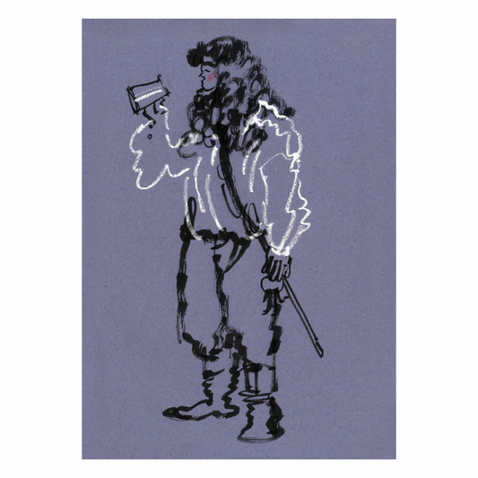 Georgie Bennett Costumed Life Drawing Digital Print