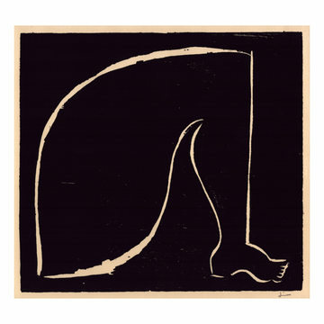 James Heslip Original Woodblock Handprint