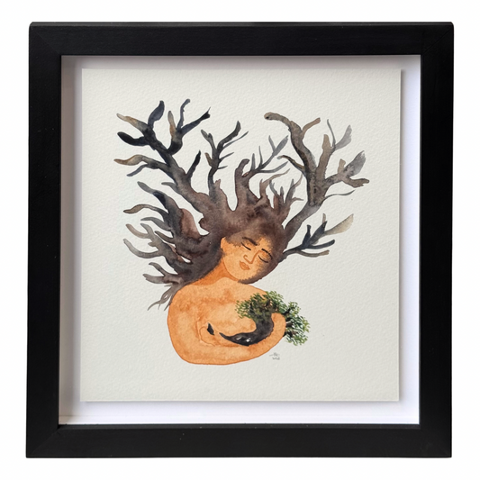 Tanya McBride Original Framed Watercolour Painting