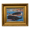 Steve Camps Original Framed Whale Painting