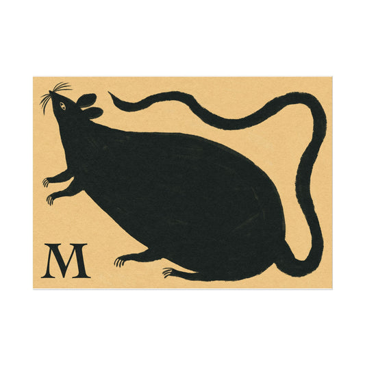 Tabby Booth Fine Art Print • M for Mouse