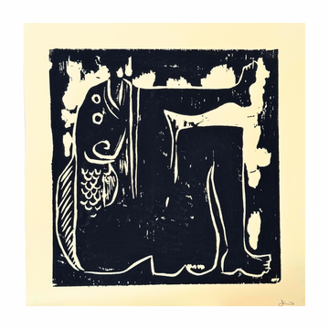 James Heslip Original Woodblock Handprint