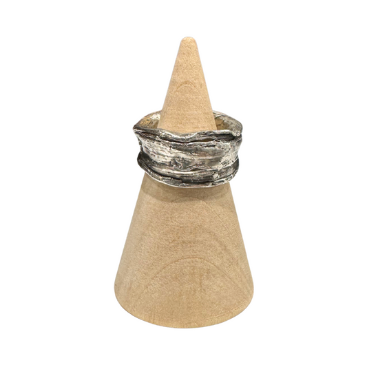 Joelle Poulos Hand Crafted Silver Ring