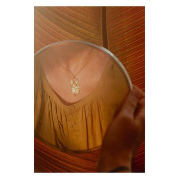 Tabby Booth X Rare Bear Jewellery • Sterling Silver Beetle Pendant