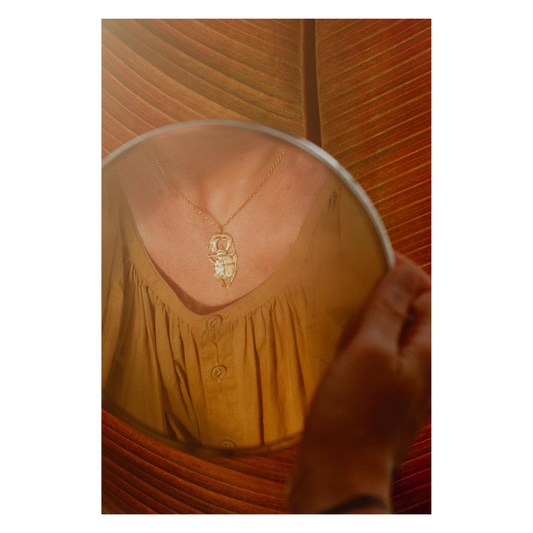 Tabby Booth X Rare Bear Jewellery • 24-Carat Gold Beetle Pendant