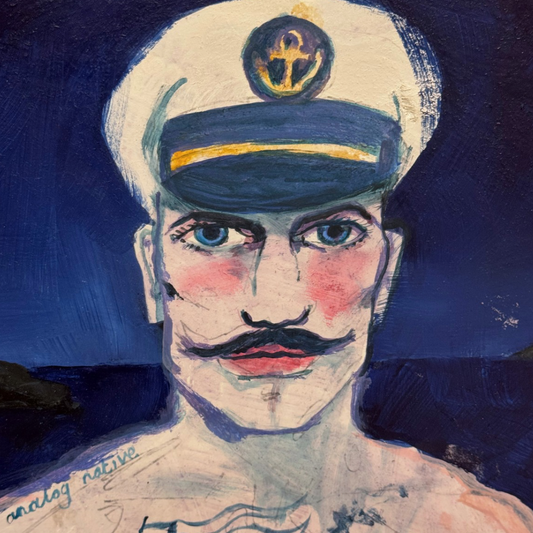 Gary Ray Smith X Chloe Woods Original Painting In Vintage Frame