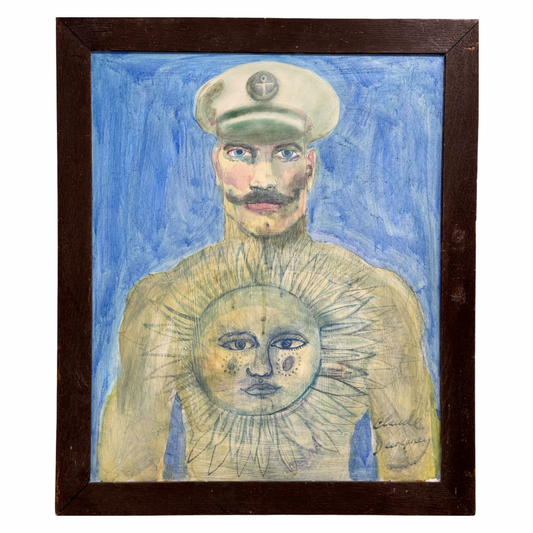 Gary Ray Smith Original Painting In Vintage Frame