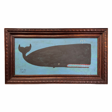 Steve Camps Original Framed Whale Painting