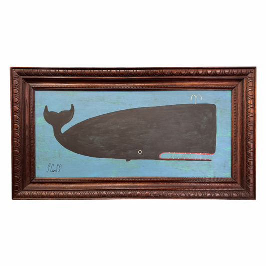 Steve Camps Original Framed Whale Painting