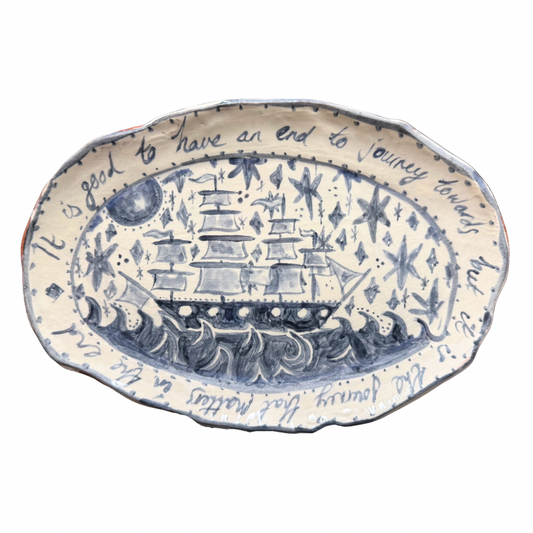 Eloise Rose Handmade Earthenware Platter