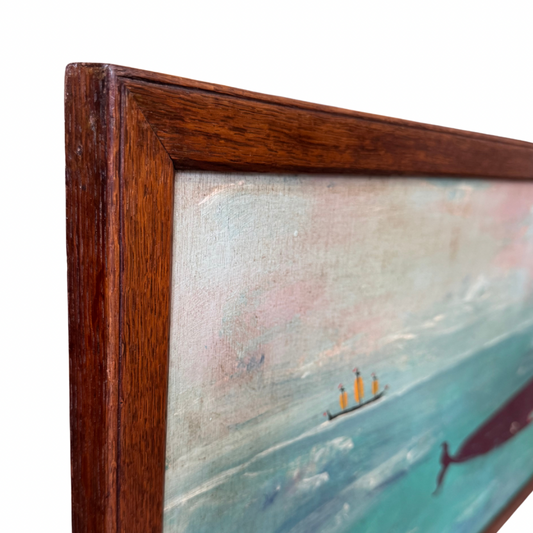 Steve Camps Original Framed Whale Painting