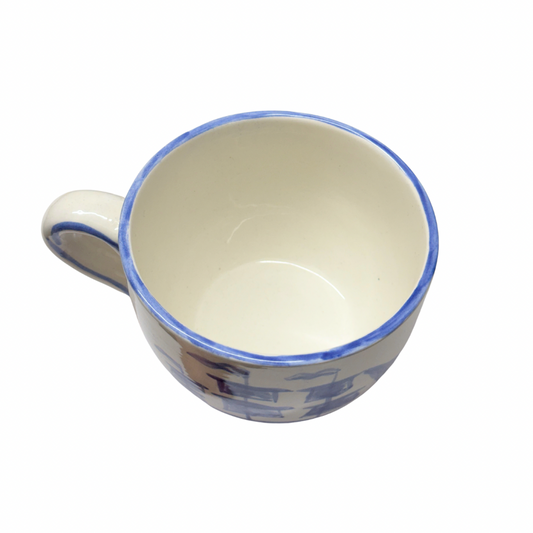 Eloise Rose Handmade Earthenware Cocoa Mug