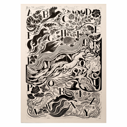 Emma Reith Original Linocut