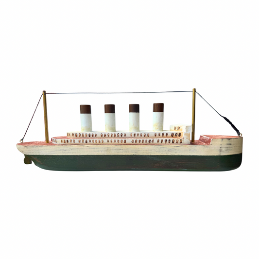 Ralph Original Wooden Ocean Liner Scupture