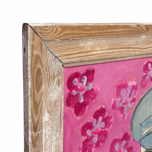 Gary Ray Smith Original Painting In Vintage Frame