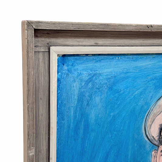 Gary Ray Smith Original Painting In Vintage Frame