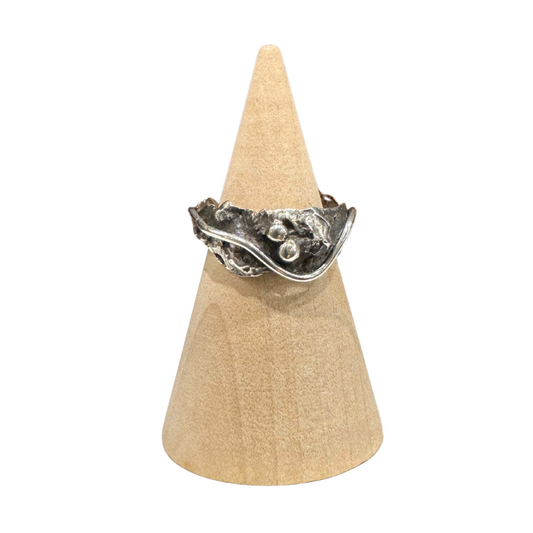 Joelle Poulos Hand Crafted Silver Ring