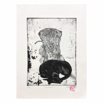 Clementine Neild Original Aquatint Etching