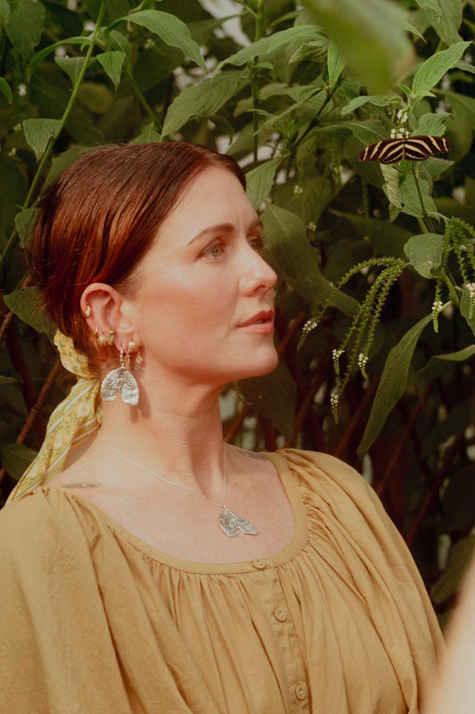 Tabby Booth X Rare Bear Jewellery • Sterling Silver Moth Pendant