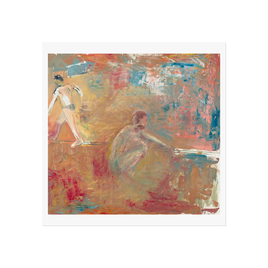 Jacqui Orly Ammon Fine Art Print of Painting • The Swimmers