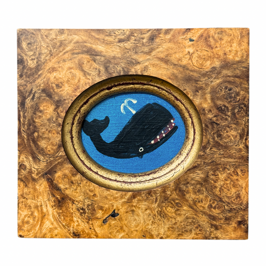 Steve Camps Original Framed Whale Painting
