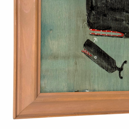 Steve Camps Original Framed Whale Painting