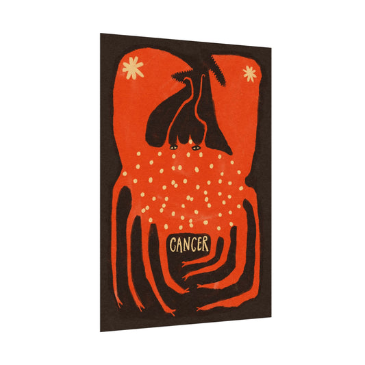 Tabby Booth Fine Art Zodiac Print • Cancer